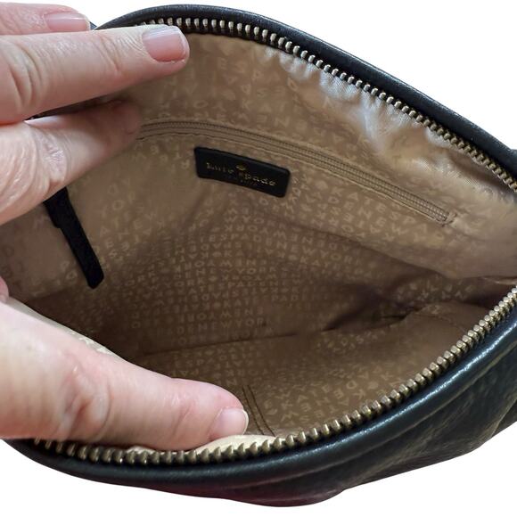 KATE SPADE Starla Grant Park Black Pebbled Leather Crossbody Bag - Picture 4 of 12